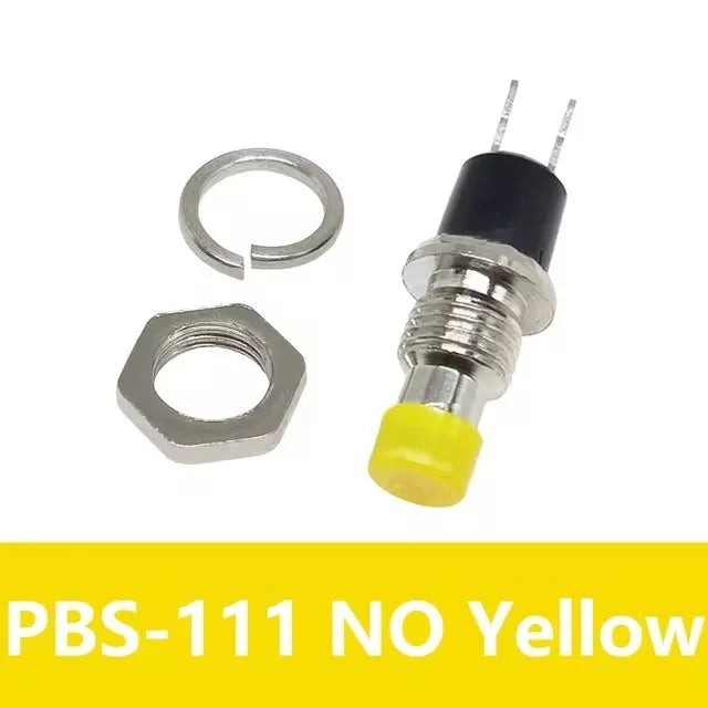 5/20/100PCS 7MM Push Button Switch Momentary PBS-110 Normally Open NO NC Press The Reset Switch ON OFF Micro Switch
