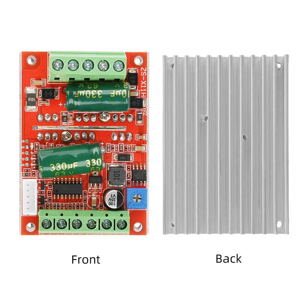 ZS-X11H V1 DC 6-60V 400W BLDC Three Phase DC Brushless Motor Controller Mini PWM Hall Motor Control Driver Board