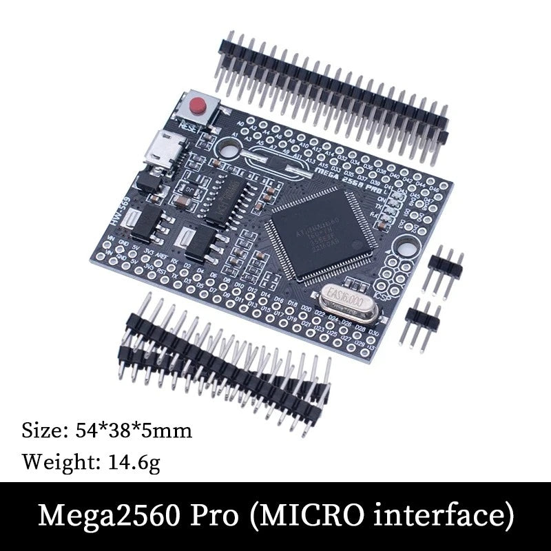 For Mega 2560 PRO MINI Micro 5V (embedded) CH340G ATmega2560-16AU with male header for Arduino Mega