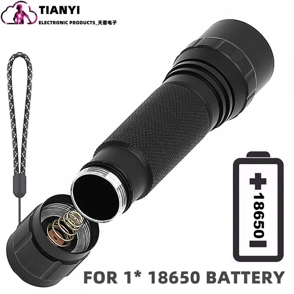 Zoomable LED Infrared Tactical Flashlight Night Vision Rechargeable Waterproof Hunting Torch 850nm/940nm IR Flashlight