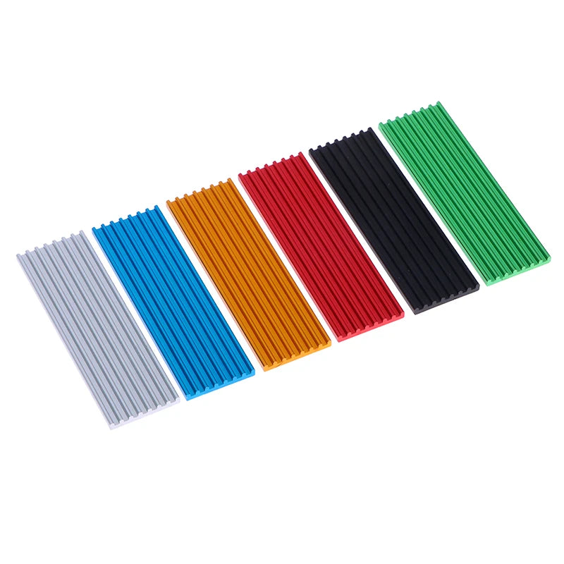 1set M.2 SSD Heat Sink NVME NGFF M.2 2280 Solid State Hard Disk Aluminum Heatsink Cooler Radiator Thermal Cooling Pad For PC