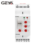 GEYA GRI8-06 DC Current Monitoring Relay Overcurrent Undercurrent Sensor 2SPDT 8A Current Testing Relay AC/DC24V-240V 2NO2NC