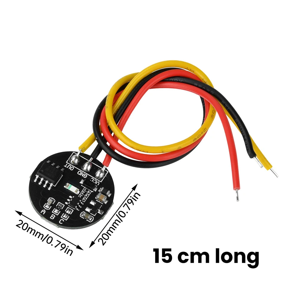 DC 3-24V Momentary/Latching Touch Sensor Switch Module JR223B Induction Capacitive Switch SI4164 MOSFET Led Light POWER Control