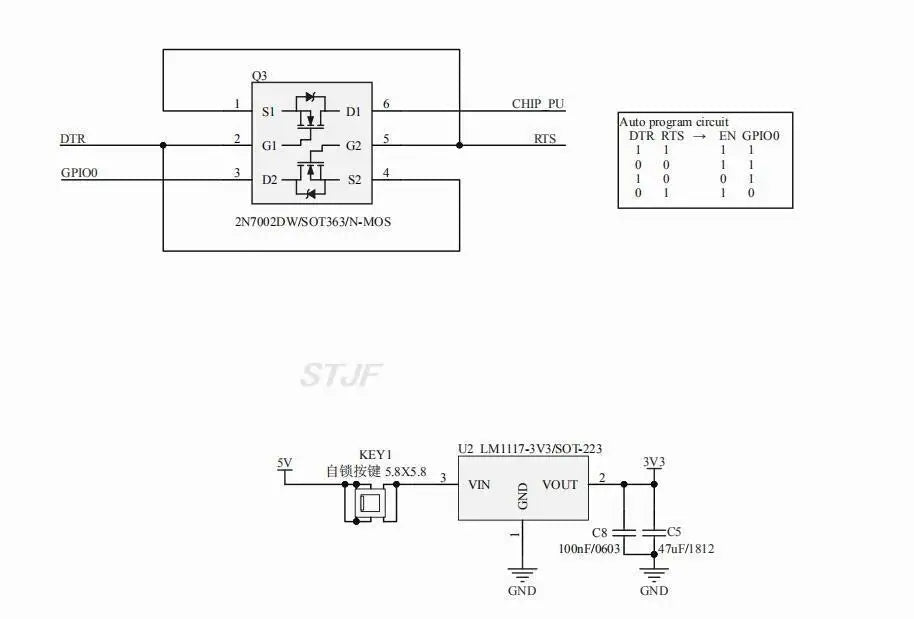 ESP8266 ESP-WROOM-32 ESP32-WROVER Development Board Test Programmer Socket Downloader for ESP-01 ESP-12F ESP-07S ESP-12S ESP32