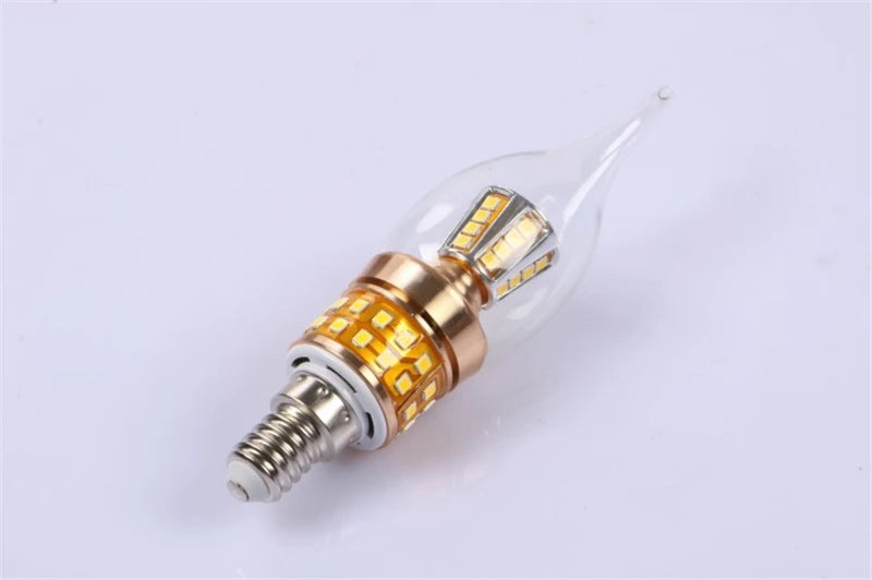 New E14 LED Bulb 10W 12W 15W LED Candle Light AC220 240V Lamp Cold White/Warm White Glass Bulb Retro Antique Vintage Style