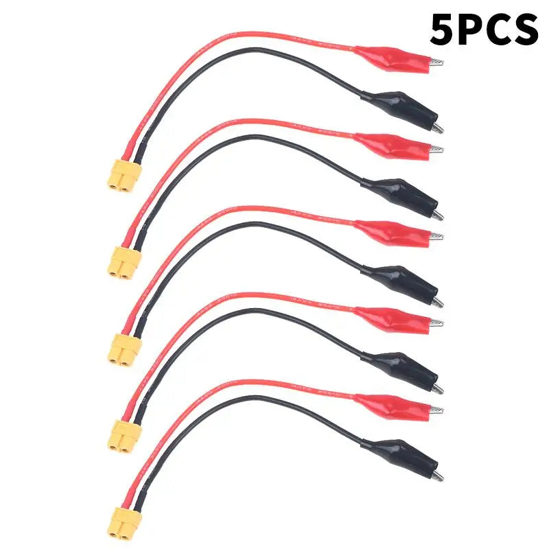 14AWG XT60 Connector Cable with Alligator Clips for SKYRC NC2500 Pro Motor Break-in Tool, Power Test Lead