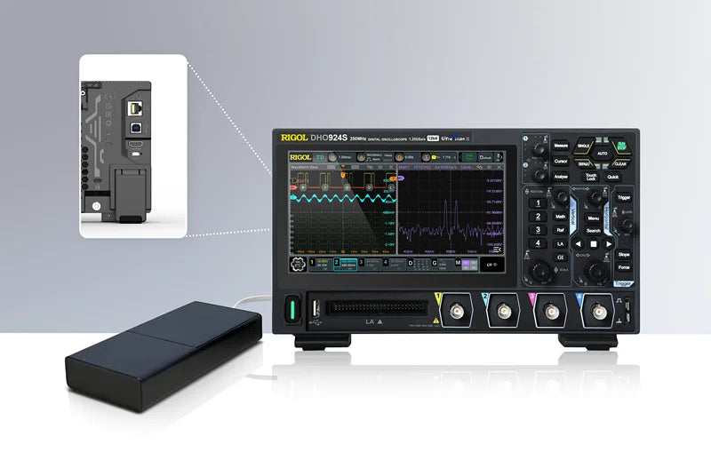 RIGOL DHO914/DH914S/DHO924/DHO924S 4 - Channel Digital Oscilloscopes 125MHz/250MHz 12 - Bit 1.25GSa/s 50Mpts Memory