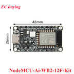 Ai-WB2-12F NodeMCU-Ai-WB2-12F-Kit Ai-WB2 2.4G WiFi+Bluetooth-compatible BLE 5.0 ESP-12F Development Board Module BL602 4MB