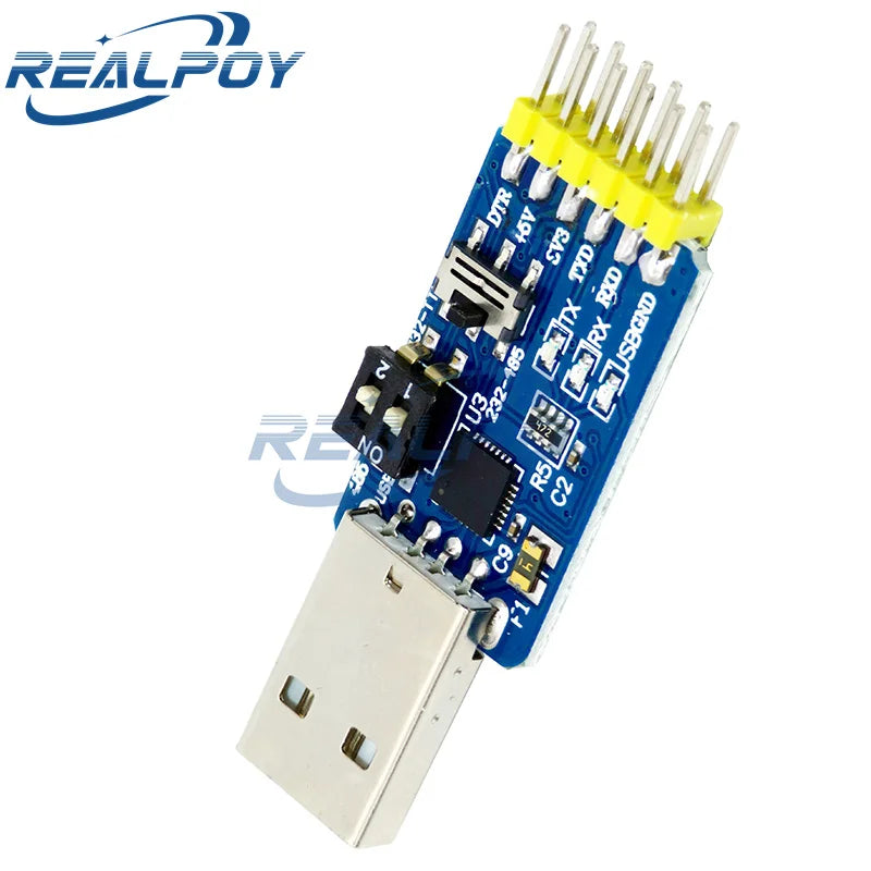 1PCS CP2102 USB to UART TTL RS232 USB TTL to RS485 Mutual Convert 6 in 1 Convert Module Serial Adapter for Arduino