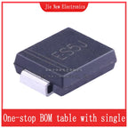 50PCS/LOT SMC DO-214AB ES5A ES5A ES5J ES3J RS5M  RS3M ES5D ES3D ES5G ES3G 3A 5A 200V 400V 600V 1000V 1KV SMD Fast Recovery Diode