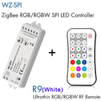 Skydance WZ-SPI Tuya Zigbee SPI Controller for RGB RGBW Pixel LED Strip RF Remote Control WS2811 2812 Addressable Tape 5V-24V DC