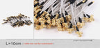 10PCS MMCX Male to SMA Female 2Hole Flange Panel Mount RG316 Cable Pigtail FPV Antenna Extension Cord for TBS Unify Panda RC VTX