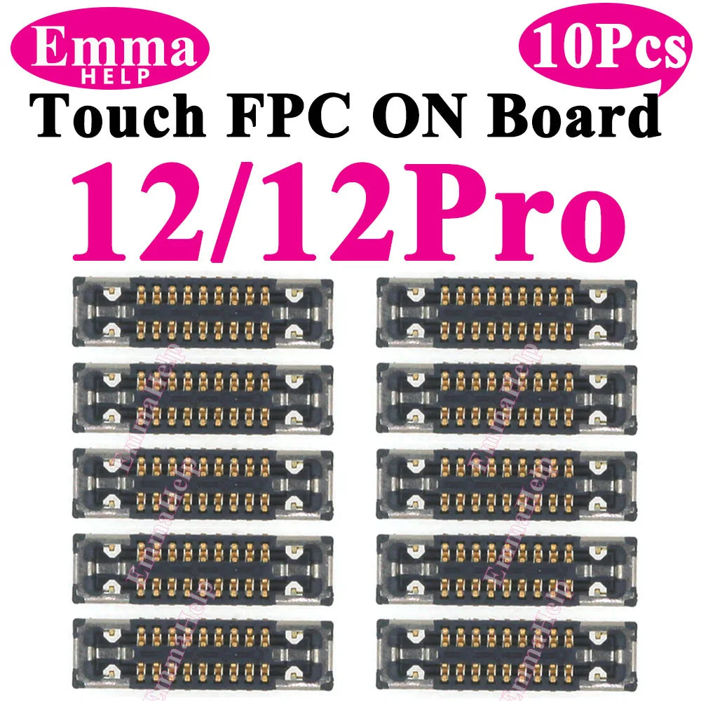 10Pcs LCD Display Touch FPC Connector for iPhone 17 17Pro 16 15 14 Pro Max Motherboard Logic Board Screen Plug Replacement