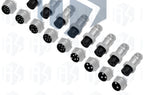 2-7 Pin GX16 Aviation Connector, Metal Male Plug Female Socket Industrial Wiring Terminal Adapter