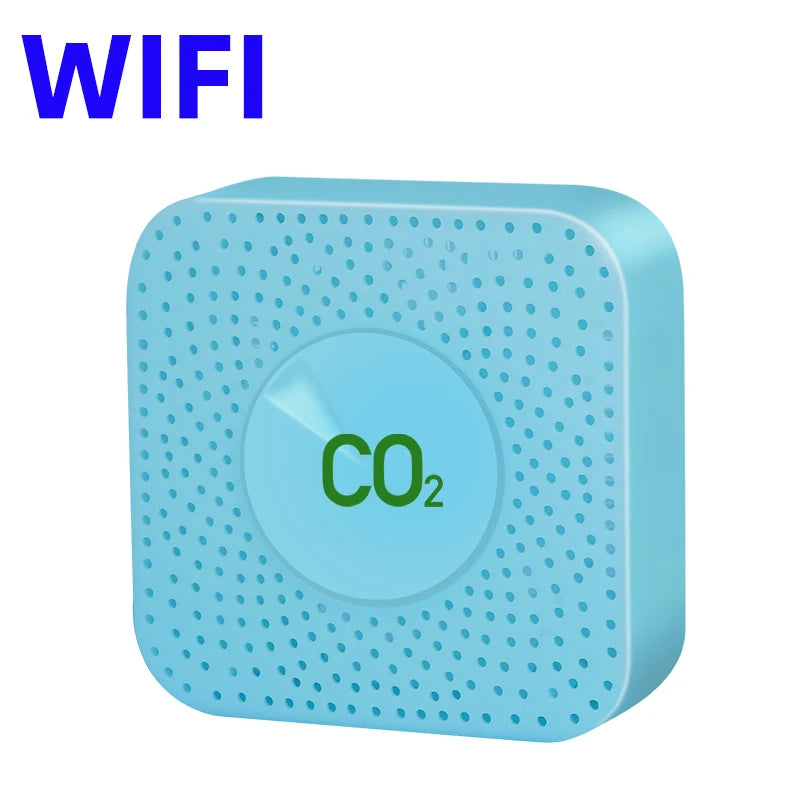 Tuya CO2 Carbon Dioxide Sensor CO2 Detector NDIR High-Precision Measurement Exceeds Standard Alarm Smart Home Linkage Tuya Senso