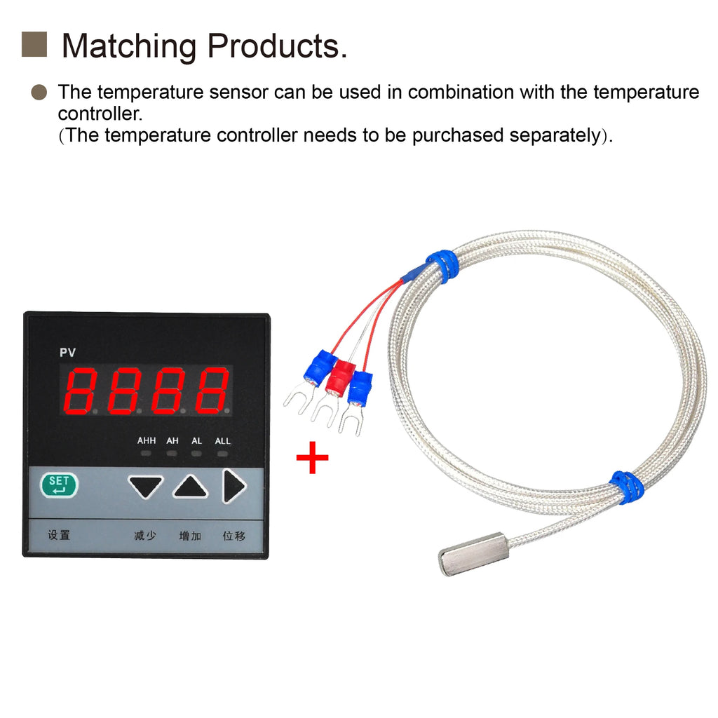 Adhesive RTD Stick-on Temperature Sensor Surface Mount RTD Pasted Type Surface End RTD Self-Adhesive RTD