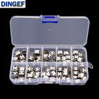 100Pcs Type C USB Charging Jack Welding Connectors USB-C Socket For Mobile Phone PCB DIY Repair Kits