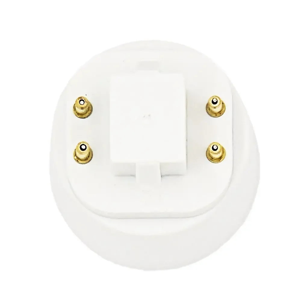 2pcs G24 4Pin GX24 G24Q CFL Lamp Base To E26 E27 Light Socket Bulb Holder Adapter Converter CE Rohs Need Rewire Bypass Ballast