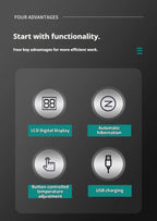 KANOYU Wireless solder iron usb charging portable digital display intelligent lithium battery for small home maintenance