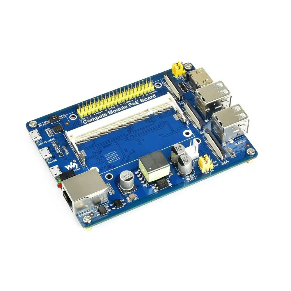VivaChip TechCM3 IO Board CM4S PoE USB Base Expansion Board Projects for RasPi RPI Raspberry Pi Compute Module 3 Lite Plus 4S Ac