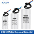 1Pcs CBB60 Starting Capacitor 3uF~80uF Motor Capacitor 50 / 60Hz 450VAC with cable for electric motor/washing machine