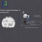 Automatic PIR Infrared Motion Sensor AC 220V-240V Detector Double Probe Induction Movement Light Switch Outdoor IP65 180 Degree