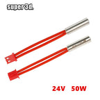 40/50W 24V Cartridge Heater High Temperature 300°C NTC100K Thermistor Heating Tube for Sprite Extruder Ender 3 S1 Pro 3D Printer