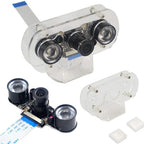 A92Z 5MP Camera Module For Raspberry Pi 4B/3B+/3B/2B Infrared Night Vision 1080P Camera With Holder Case