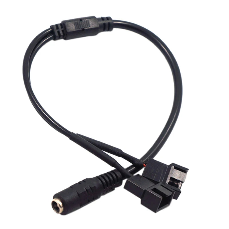 1pc 12V Adapter Converter Power Supply Cable PC Fan Cable 4pin IDE Molex To 1/2/3/4-Port 3Pin/4Pin Cooler Cooling Fan Splitter