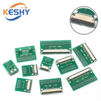 FPC/FFC Flat Cable Transfer Plate FPC FFC Adapter Board Directly Inserted DIY 0.5mm 1.0mm Spacing Connector 6P 8P 10P 20P 30-60P