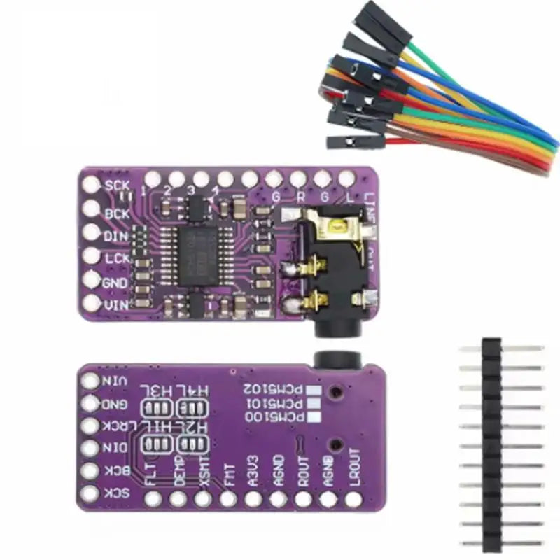 PCM5102A Interface I2S DAC Decoder GY-PCM5102 I2S Player Module For Raspberry Pi PHAT Format Board Digital PCM5102 Audio Board