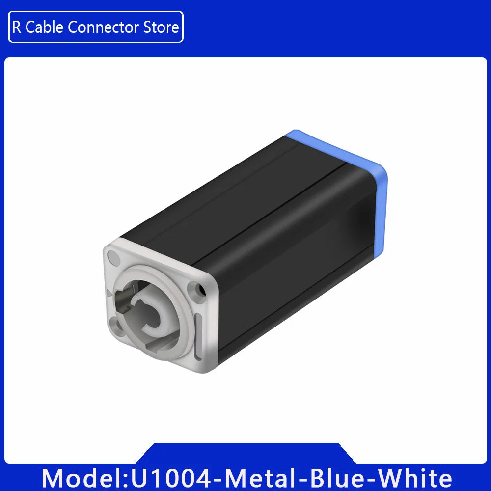 4PCS  LED Powercon AC Coupler Adapter Extender Connector High Quality Speakon Panel Mount Straight Adapter