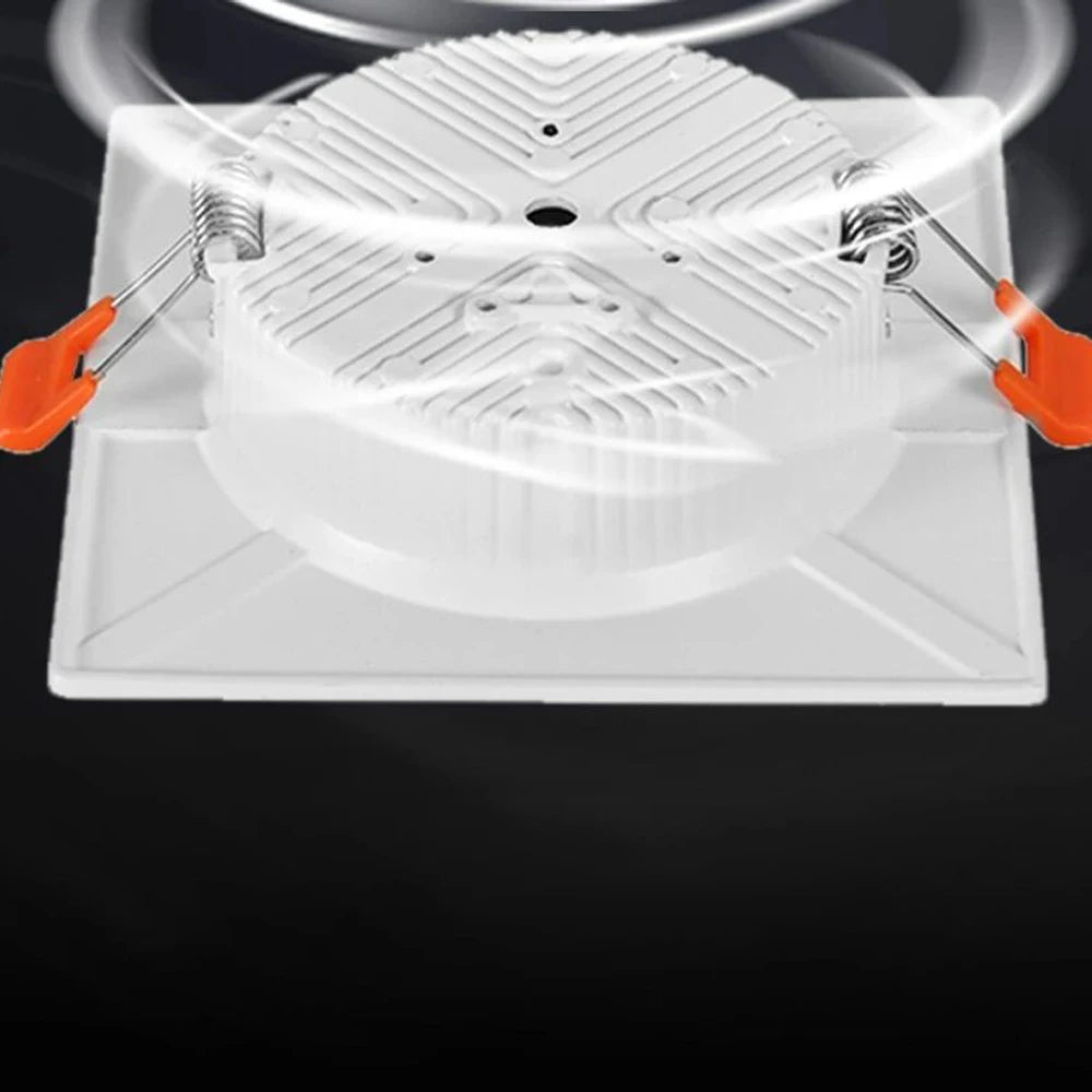 Square Embedded Downlight Dimmable Ceiling Tuya Bluetooth/Zigbee Matter Smart Lamp Lighting AC85V-260V Indoor Lighting