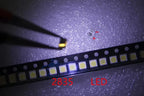 500PCS/Lot 3528 2835 3V SMD LED Beads 1W 100LM Cold White For TV LCD Backlight