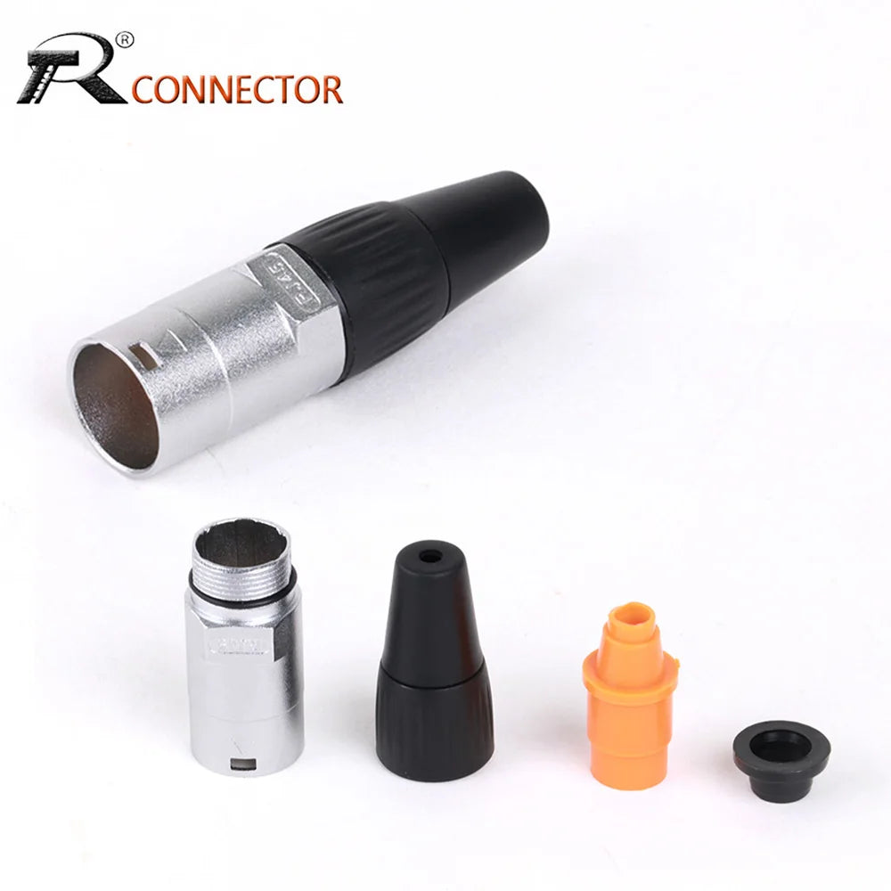 RJ45 Waterproof Male Connector RJ45 Cable Plugs Network Ethercon Ethernet Converter RJ45 Panel Mount Socket for LED Application