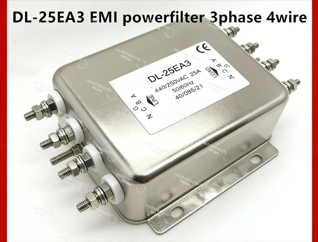 For Three-phase Four Wire [ZOB] 100% NEW And Original Jianli DL-25EA3 EMI Industrial Grade Power Filter