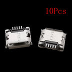 40Pcs 4 Type Micro USB 5 Pin Female Jack Power Charger Socket Connector Soldering Type Micro-USB DIY Repair Adapter