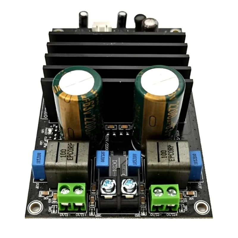 12PB Power Amplifier Board,2.0 Channel 300W +300W, 24-40V Power Amplifier Module TPA3255 for Store Home Theater