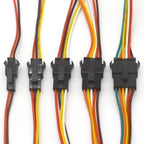 5pair-100pairs 3pin 4pin 5pin 6pin JST LED Connectors, Male and Female Connector for 3528 5050 RGB RGBW RGBWW LED Strip Light