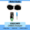 USB to CAN Module USB to CANFD CANBUS Analyzer Debugger SLCAN Cangaroo USB2CAN