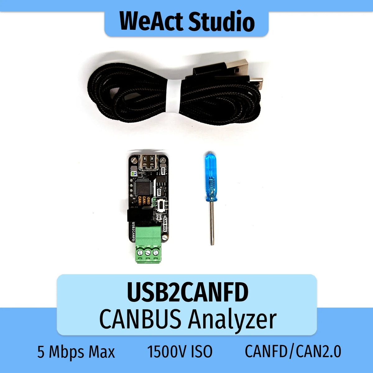 USB to CAN Module USB to CANFD CANBUS Analyzer Debugger SLCAN Cangaroo USB2CAN