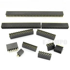 10pcs 2.0mm Double Row Straight Female 2-40P Pin Header Socket Connector 2x2-25Pin PH=4.3/6.35/2.0MMGold-plated PCB Connector
