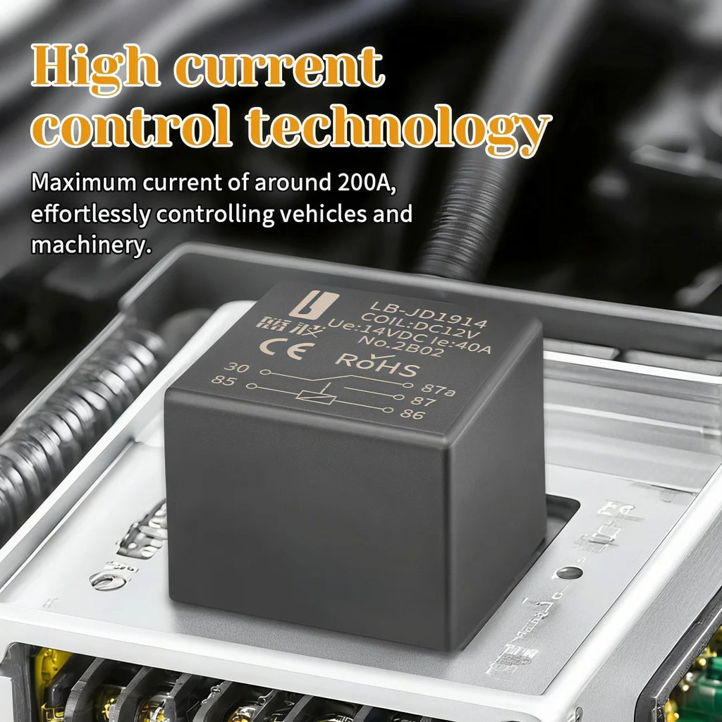LANBOO 40A High Power Automotive Relay Car Control Relay for 12V/24V Vehicles for Automotive Use