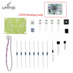 5MM Blue LED Light Breathing Lamp DIY Electronics Kit LM358 Parts Kit for Hobbyists And DIY Enthusiasts