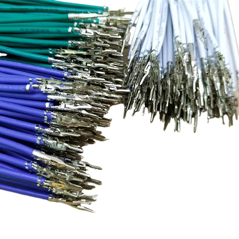 10pcs Micro-Fit MX3.0 43025 43020 3.0mm Male Female Single/Double Terminal Crimped 1007 20AWG 20cm 30cm 50cm Wire Cable Harness