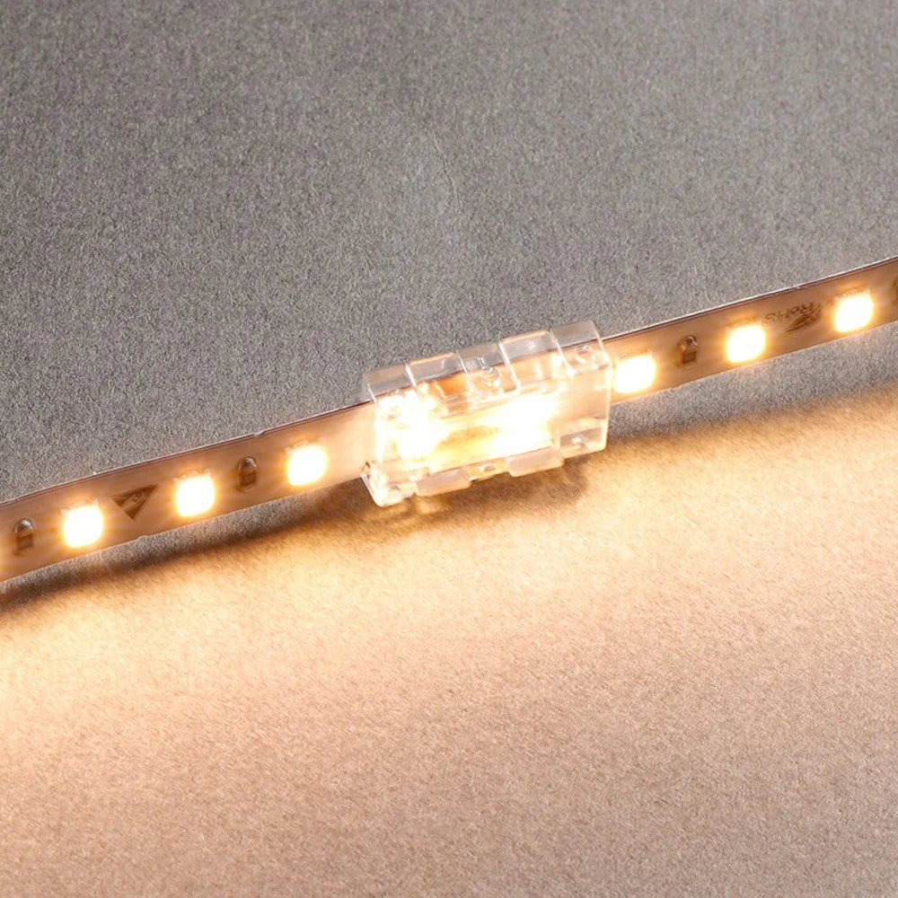 SMD Crystal Joint 2 3 4 5Pin LED Wire Connectors Solderless For 5mm 8mm 10mm Quick Terminal Block Strip Light Wire Connection