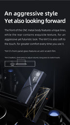 FiiO KA13 Dual CS43131 Portable DAC Amplifier for IOS/Android 3.5mm and 4.4mm Balanced Output, 550mW high Power