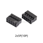20PCS/Lot Dupont 2.0 Housing Plastic Shell 2.0mm Pitch Double Row Dupont Connector 2x2P/2x3P/2x4P/2x5P/2x6P/2x7P/2x8P