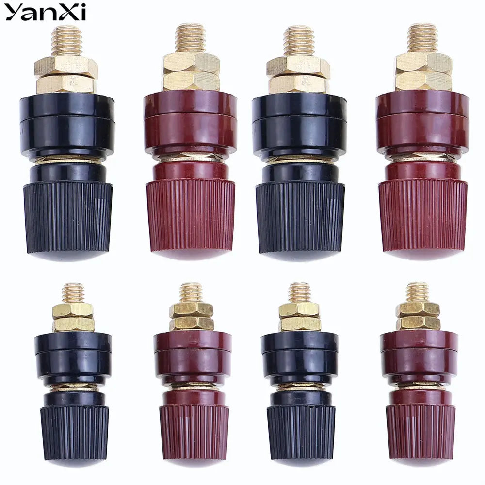 1/2PCS 6mm 8mm Brass Posts Terminal Blocks Power Supply Terminals M6 M8 Welding Machine Inverter Post Connector Car Accessories