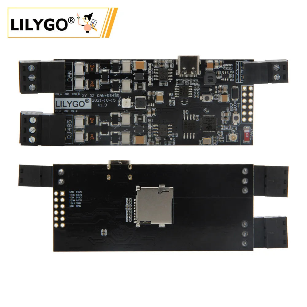 LILYGO TTGO T-CAN485 ESP32 Development Board with CAN/RS-485 Interface & TF Card Support